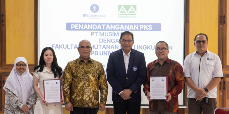 Musim Mas Kembali Beri Dukungan Kepada IPB University untuk Perbaikan Infrastruktur melalui Renovasi Ruang Publik