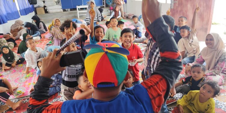 Fokus Pemulihan Psikososial, Minamas Plantation Gelar Trauma Healing Anak di Aceh Tamiang