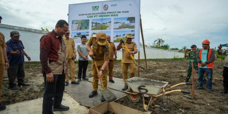 Musim Mas Dukung Pemerintah Kabupaten Deli Serdang Hadirkan Ruang Publik Bersama melalui Pembangunan Alun-Alun