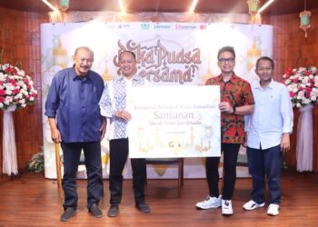 Forwatan dan Tiga Asosiasi Industri Hilir Sawit Salurkan Bantuan kepada Yatim Piatu
