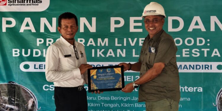 Dukung Program Swasembada Ikan, PT SMS Panen Perdana Budidaya Lele di Kabupaten Lahat