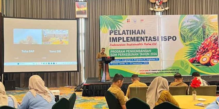 BPDP Bersama Ditjenbun dan PT SIB Gelar Pelatihan ISPO, Pekebun Sawit Jambi Naik Kelas