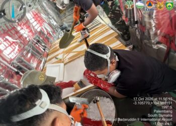 OMC Dry Ice Bantu Kurangi Asap Karhutla di Sumsel